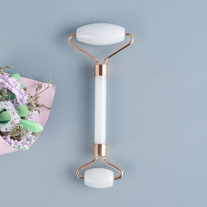 Lunova™ Premium Set za Masažu Lica – Gua Sha & Jade Roller