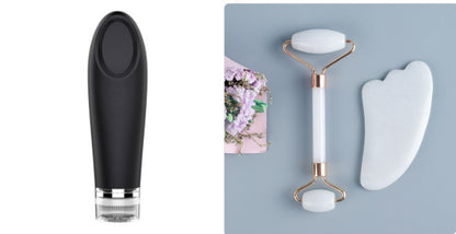 Lunova™ Premium Set za Masažu Lica – Gua Sha & Jade Roller
